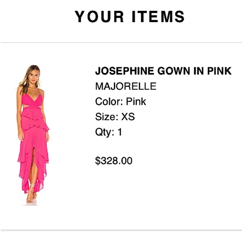 Majorelle Josephine Gown xs